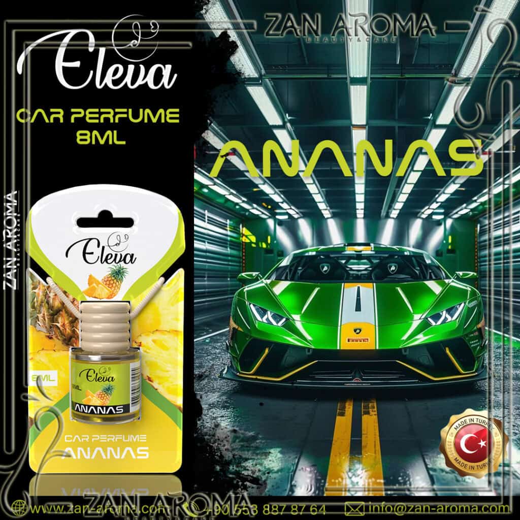ZAN AROMA Manufacturer ELEVA Parfum de voiture Ananas 8 ml
