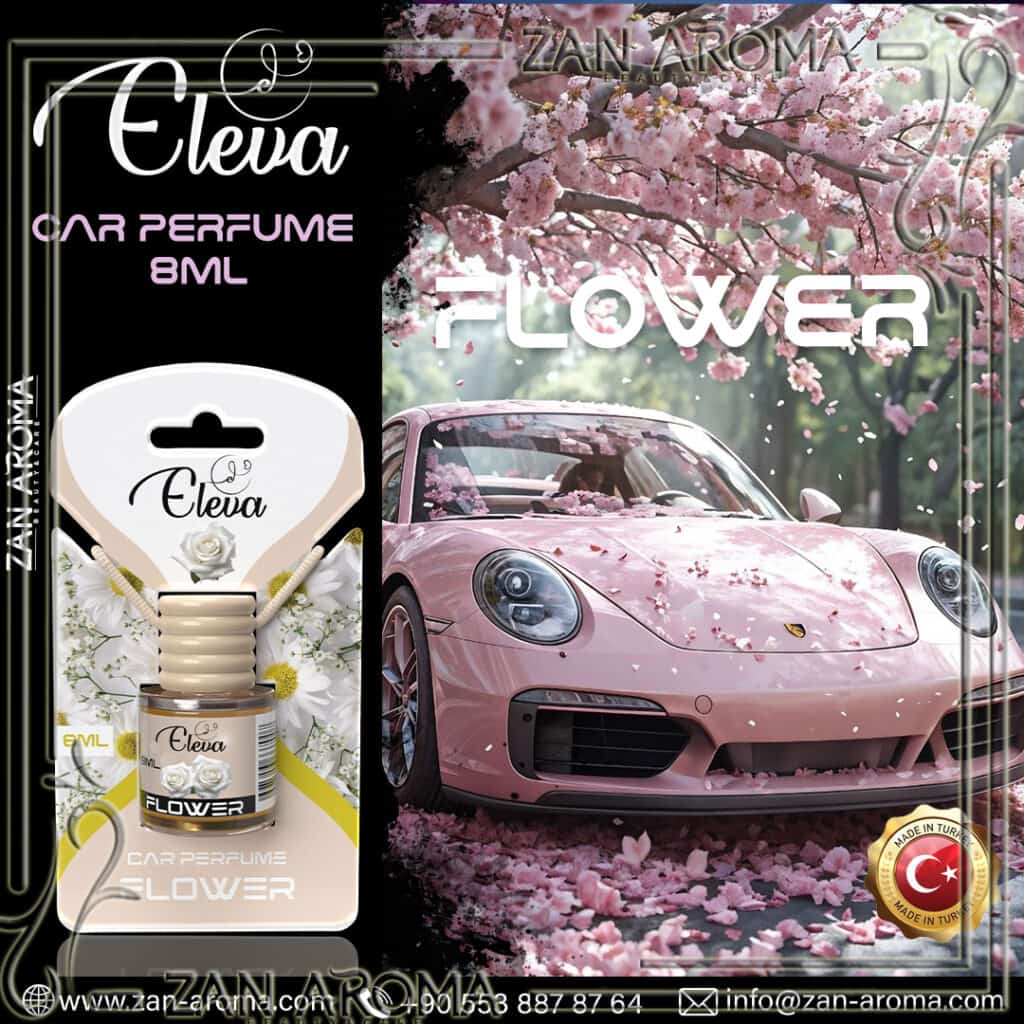 ZAN AROMA Manufacturer ELEVA Parfum de voiture Fleur 8 ml