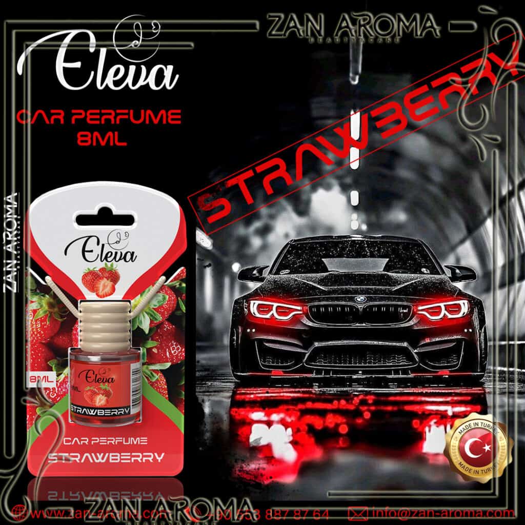 ELEVA Parfum de voiture Fraise 8 ml