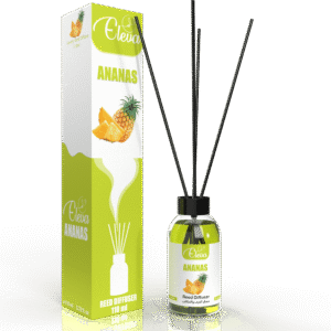 ELEVA Pineapple reed diffuser, 110 ml product packaging