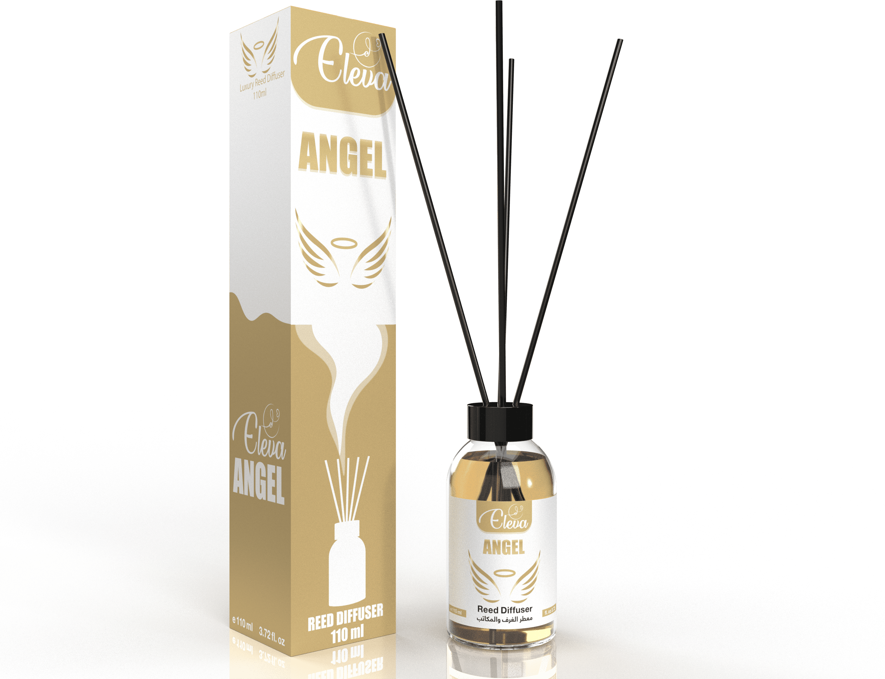 ZAN AROMA Manufacturer ELEVA – Diffuseur à bâtonnets Ange – 110 ml