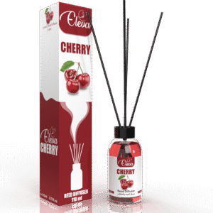 ELEVA Cherry reed diffuser, 110 ml product packaging