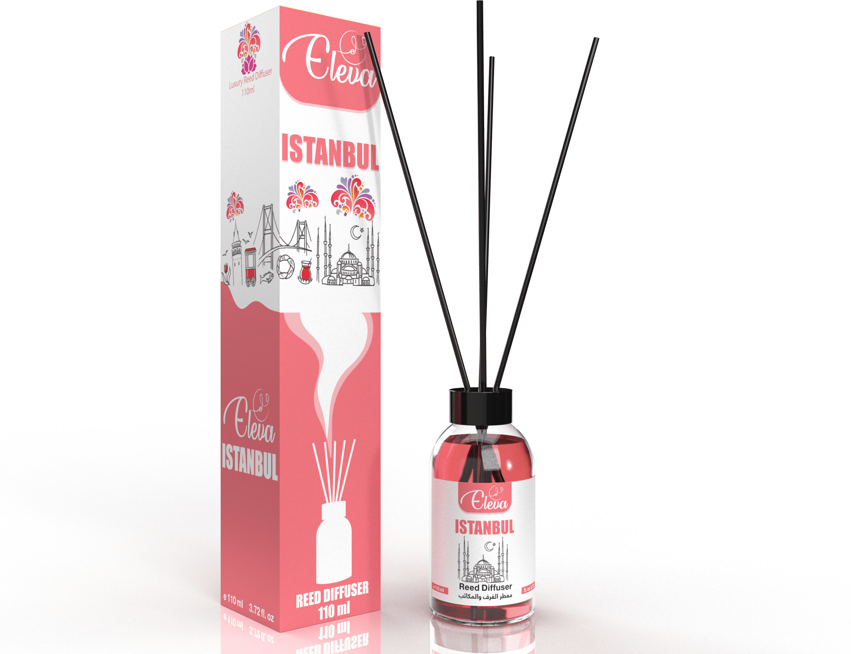 ELEVA – Diffuseur à bâtonnets Istanbul – 110 ml