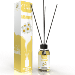 ELEVA Jasmine reed diffuser, 110 ml product packaging