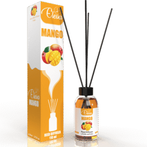 ELEVA Mango reed diffuser, 110 ml product packaging