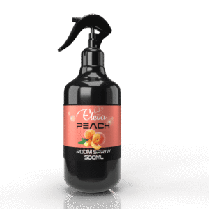 ELEVA Peach room spray, 500 ml trigger-spray bottle