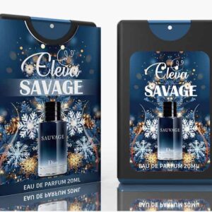 ELEVA Savage pocket perfume, 20 ml product packaging