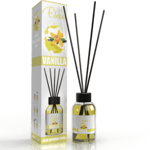 ELEVA Vanilla reed diffuser, 60 ml product packaging