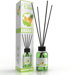ELEVA Pineapple reed diffuser, 60 ml product packaging