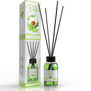 ELEVA Avocado reed diffuser, 60 ml product packaging