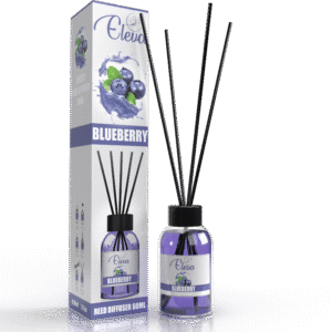 ELEVA Blueberry reed diffuser, 60 ml product packaging