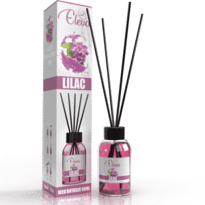ELEVA Lilac reed diffuser, 60 ml product packaging