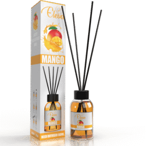 ELEVA Mango reed diffuser, 60 ml product packaging