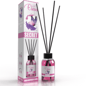 ELEVA Secret reed diffuser, 60 ml product packaging