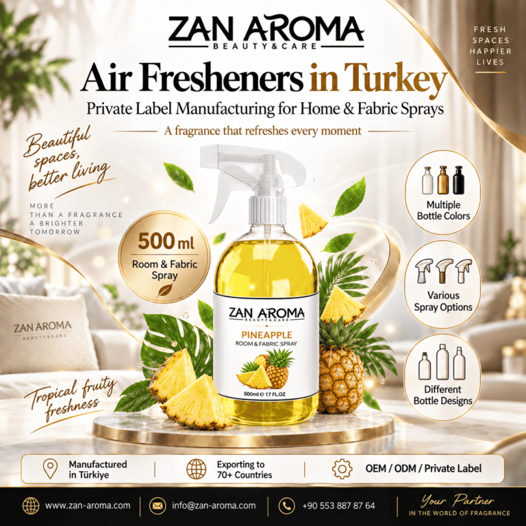 Air Freshener in Turkey: Pineapple 500 ml Private Label pineapple air freshener in Turkey 500 ml private label by ZAN AROMA