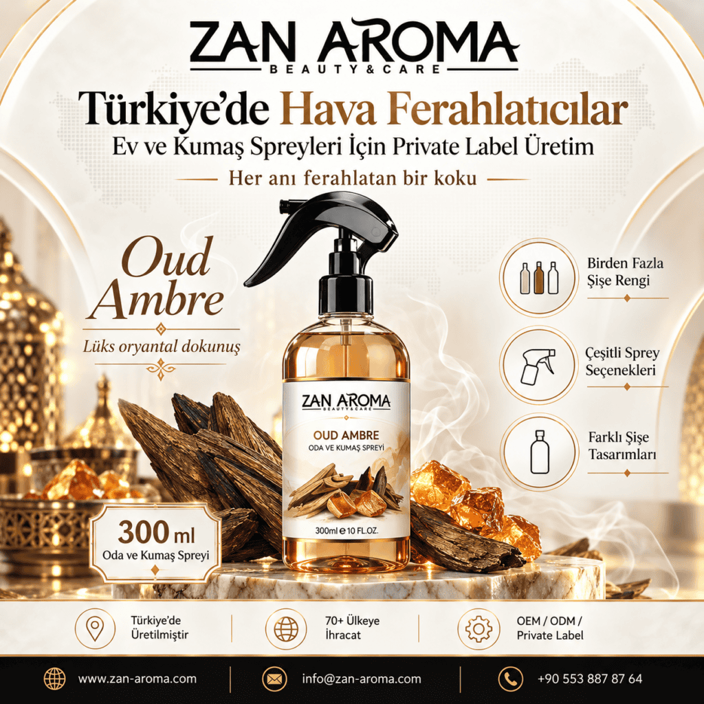 Oda Spreyi Üreticisi: Oud ve Amber 300 ml